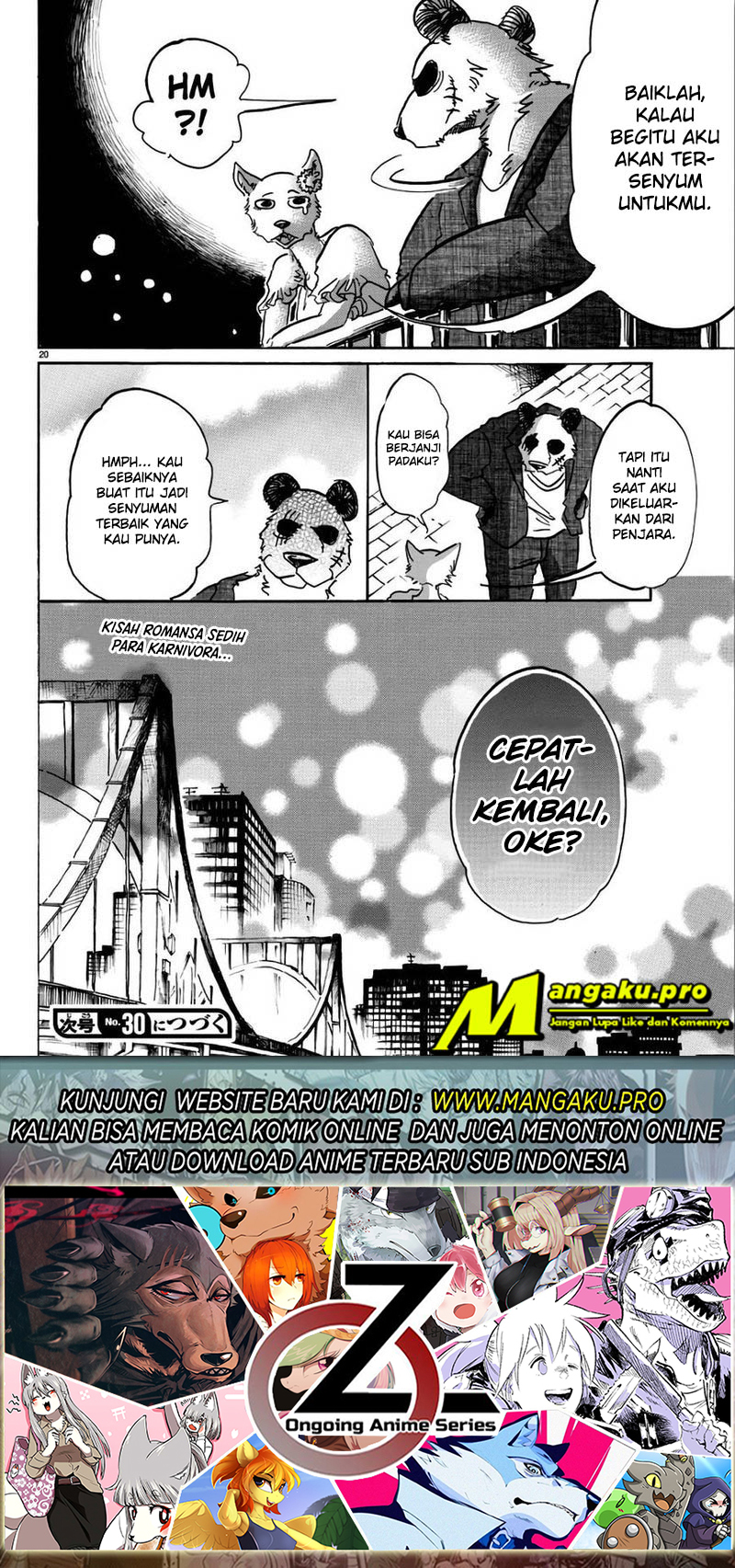 Beastars Bab 86 halaman 20