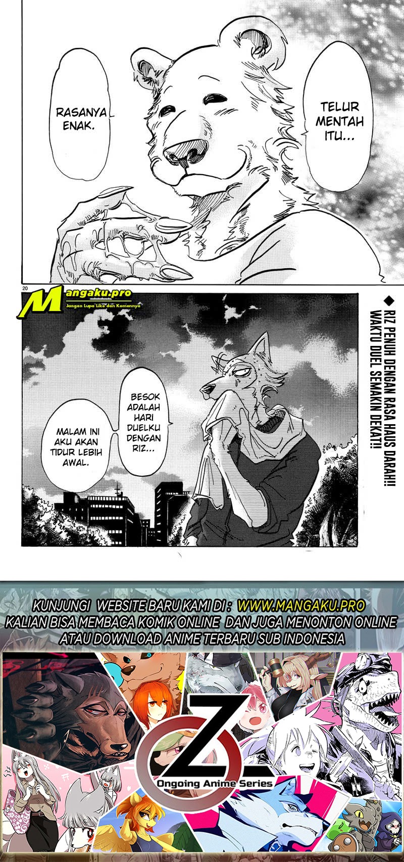 Beastars Bab 89 halaman 20