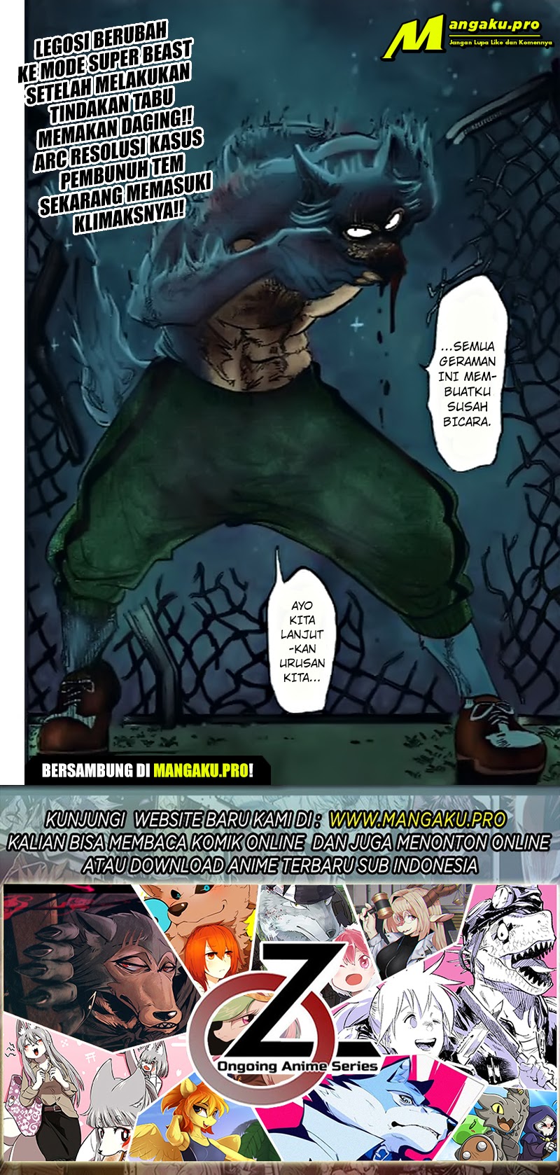 Beastars Bab 95 halaman 20