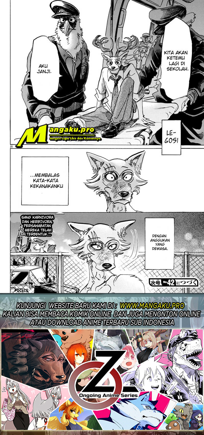 Beastars Bab 97 halaman 21