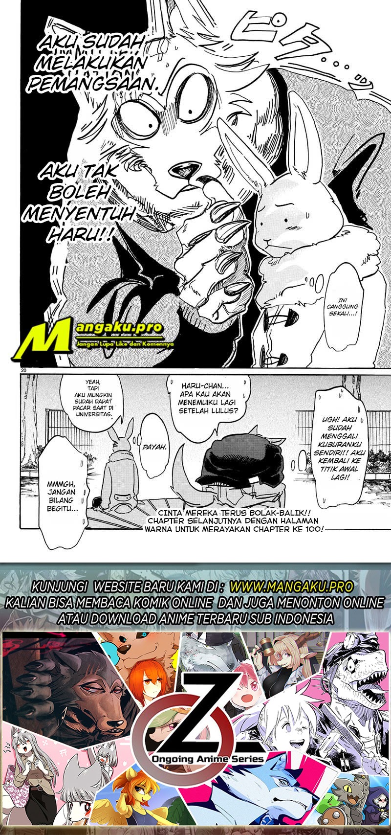 Beastars Bab 99 halaman 21