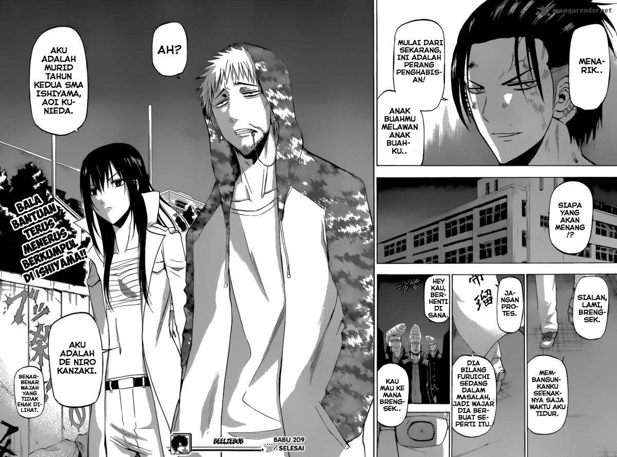 Beelzebub Bab 209 halaman 18