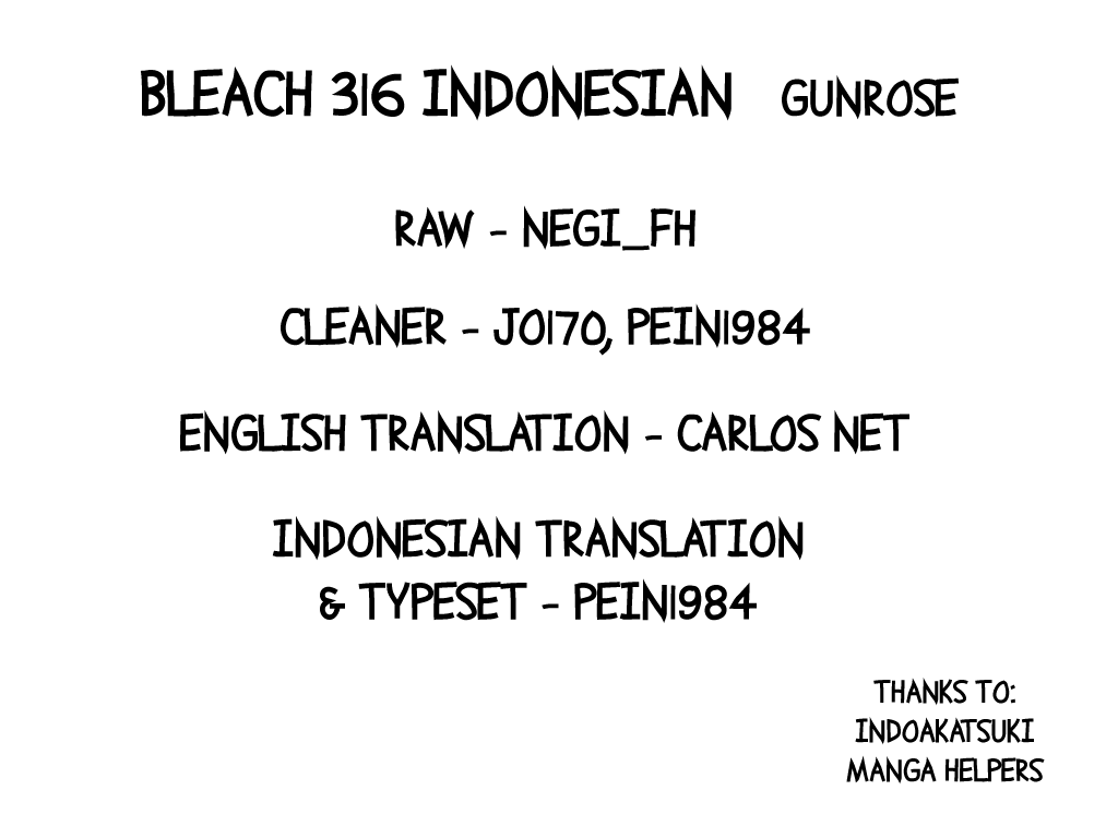 Bleach Bab 316 halaman 1