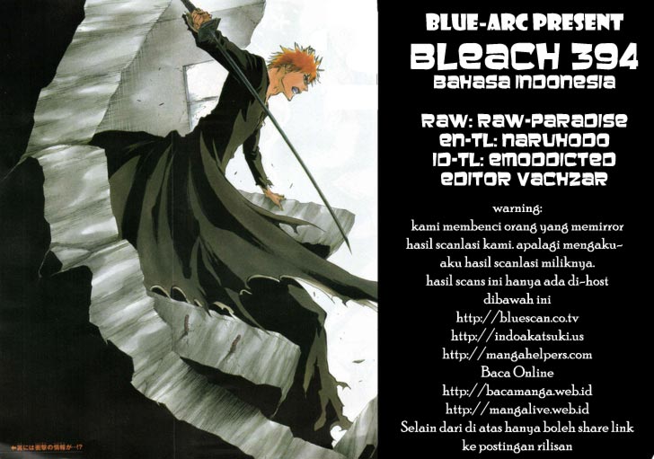 Bleach Bab 394 halaman 1