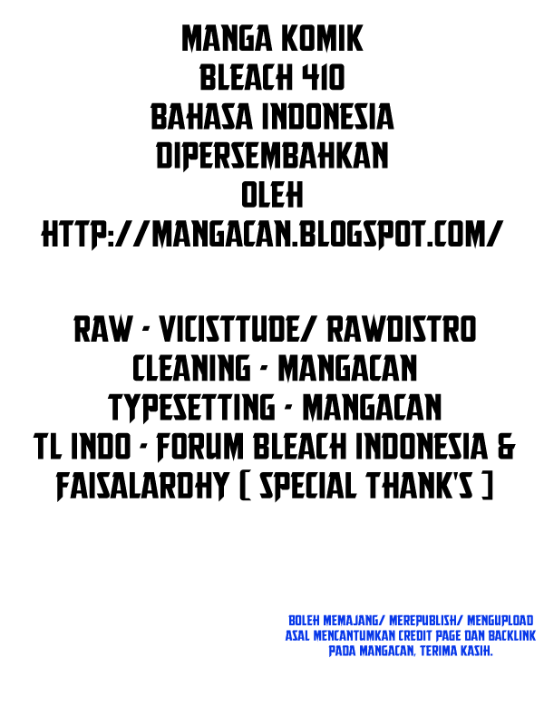 Bleach Bab 410 halaman 1