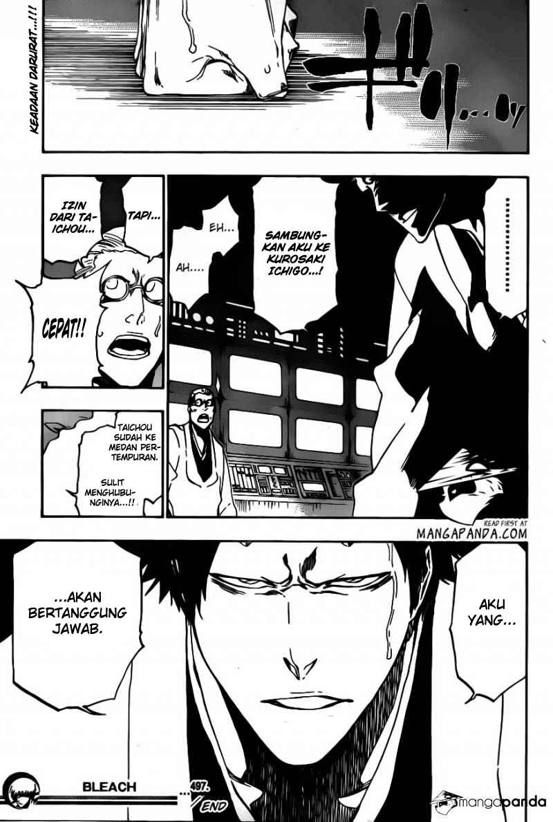Bleach Bab 497 halaman 17