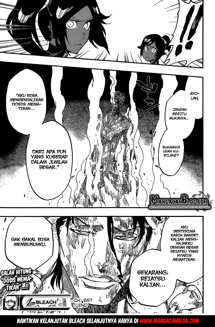 Bleach Bab 657 halaman 17