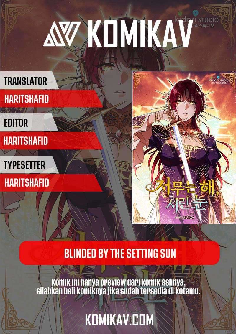 Blinded By The Setting Sun chapter 13 halaman 1