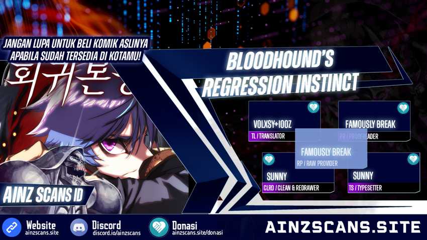 Bloodhound’s Regression Instinct Bab 1 halaman 1