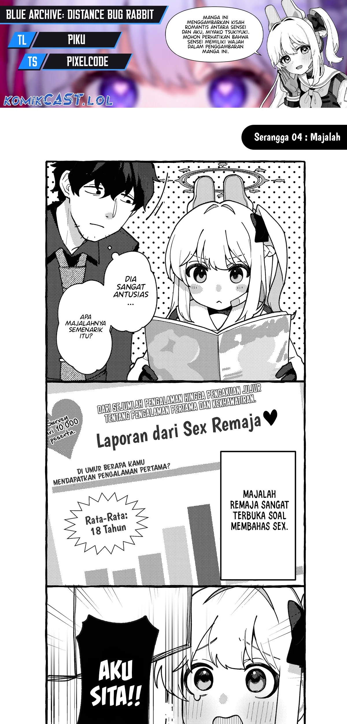 Blue Archive: Distance Bug Rabbit chapter 4 halaman 1