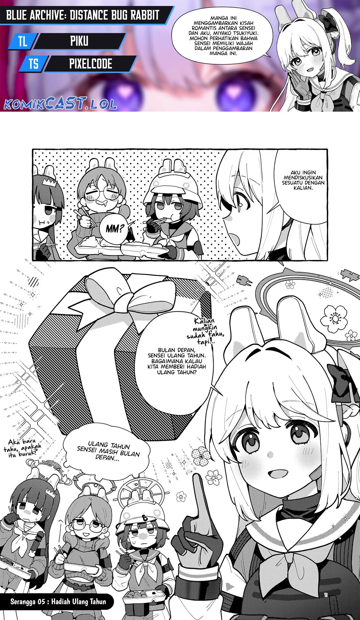 Blue Archive: Distance Bug Rabbit Bab 5 halaman 1