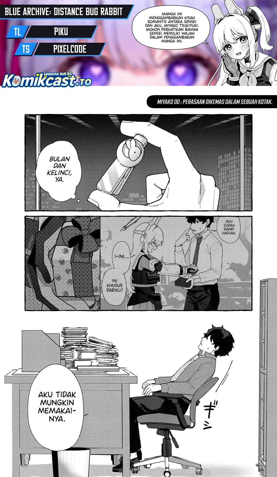 Blue Archive: Distance Bug Rabbit chapter 9 halaman 1