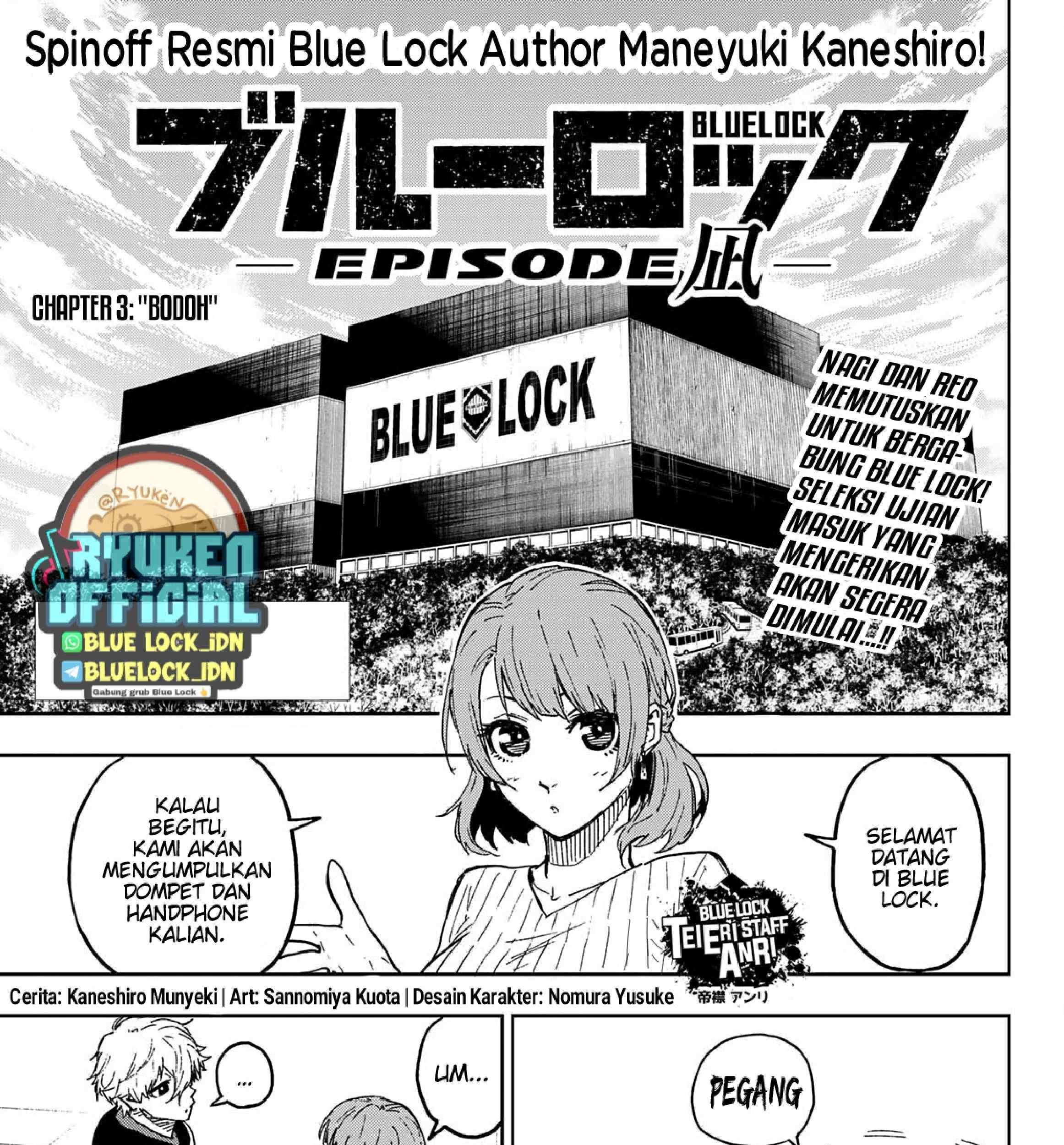 Blue Lock: Episode Nagi Bab 03 halaman 3