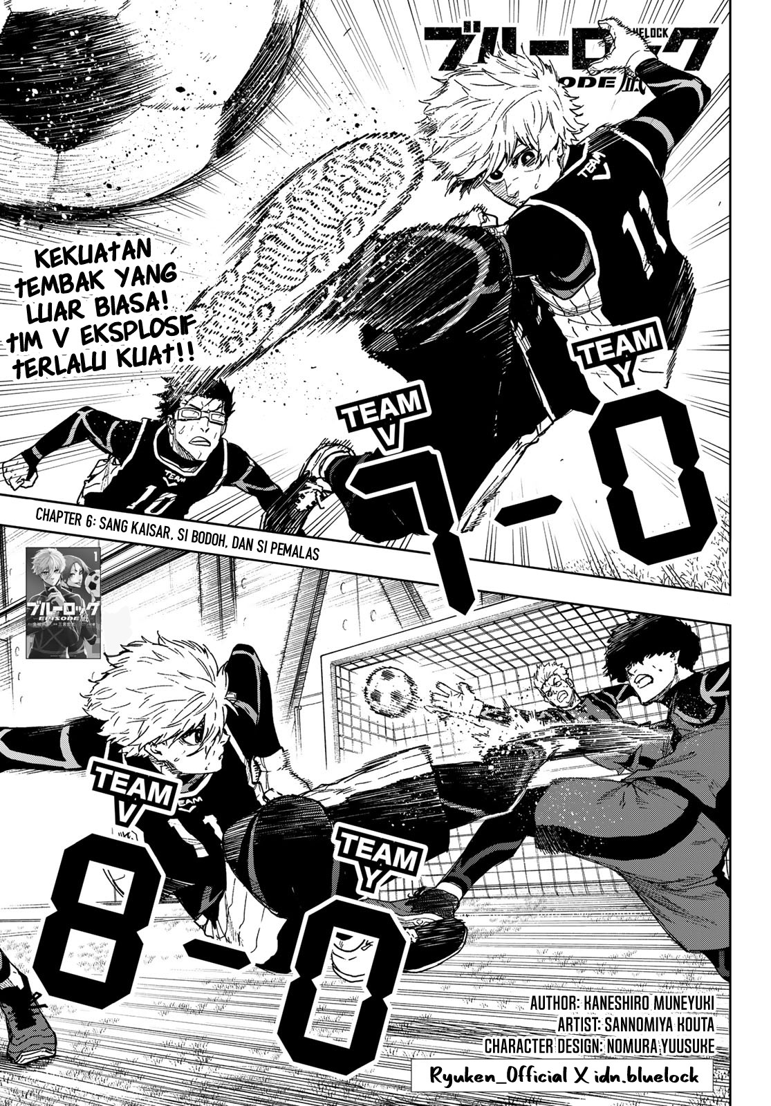 Blue Lock: Episode Nagi chapter 06 halaman 1