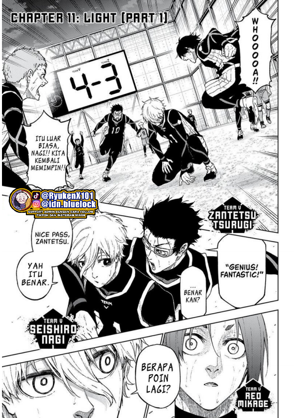Blue Lock: Episode Nagi Bab 11 halaman 1