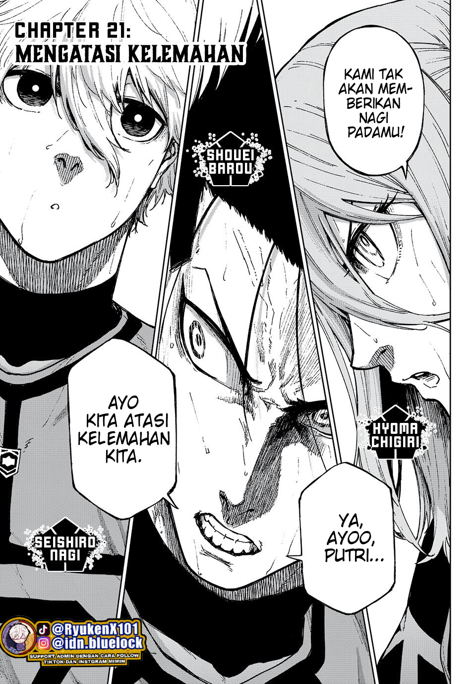 Blue Lock: Episode Nagi chapter 21 halaman 1