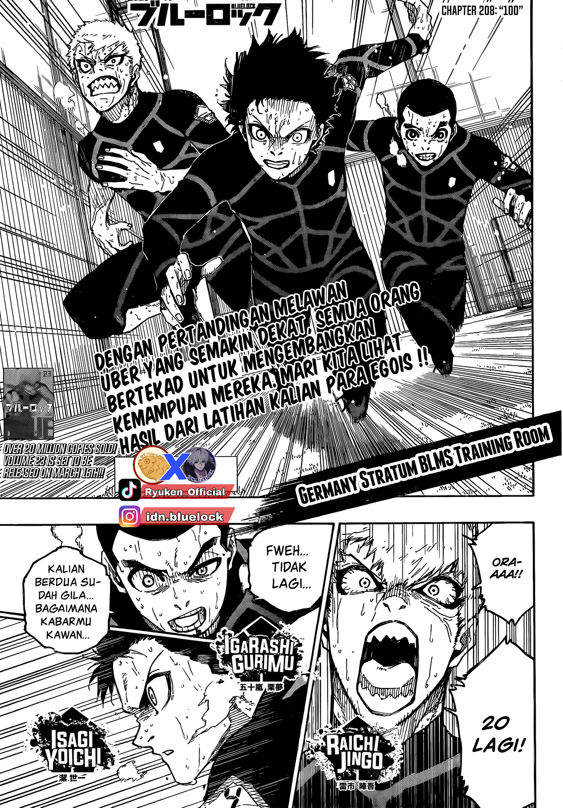 Blue Lock chapter 208 halaman 2