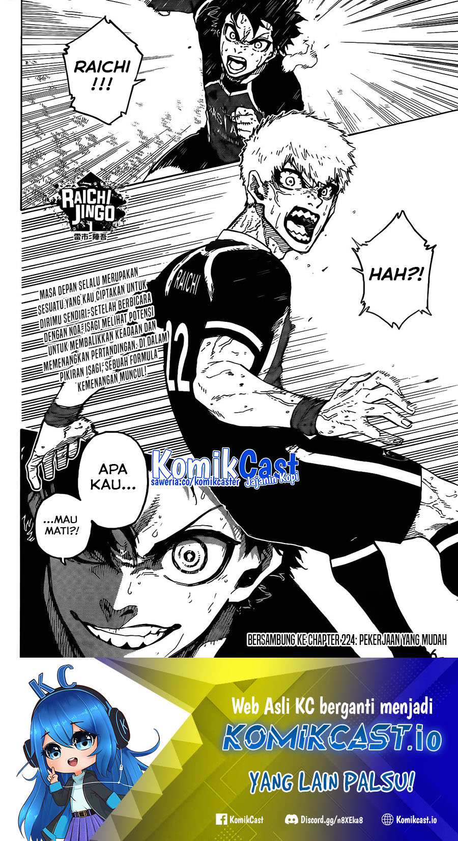 Blue Lock chapter 223 halaman 20