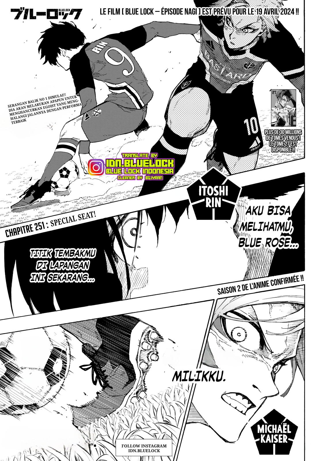 Blue Lock chapter 251 halaman 3