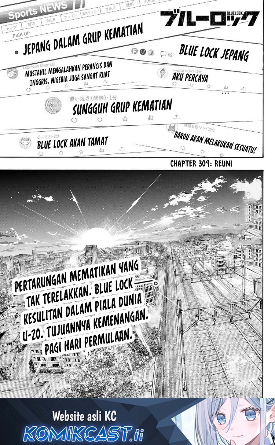 Blue Lock chapter 309 halaman 1