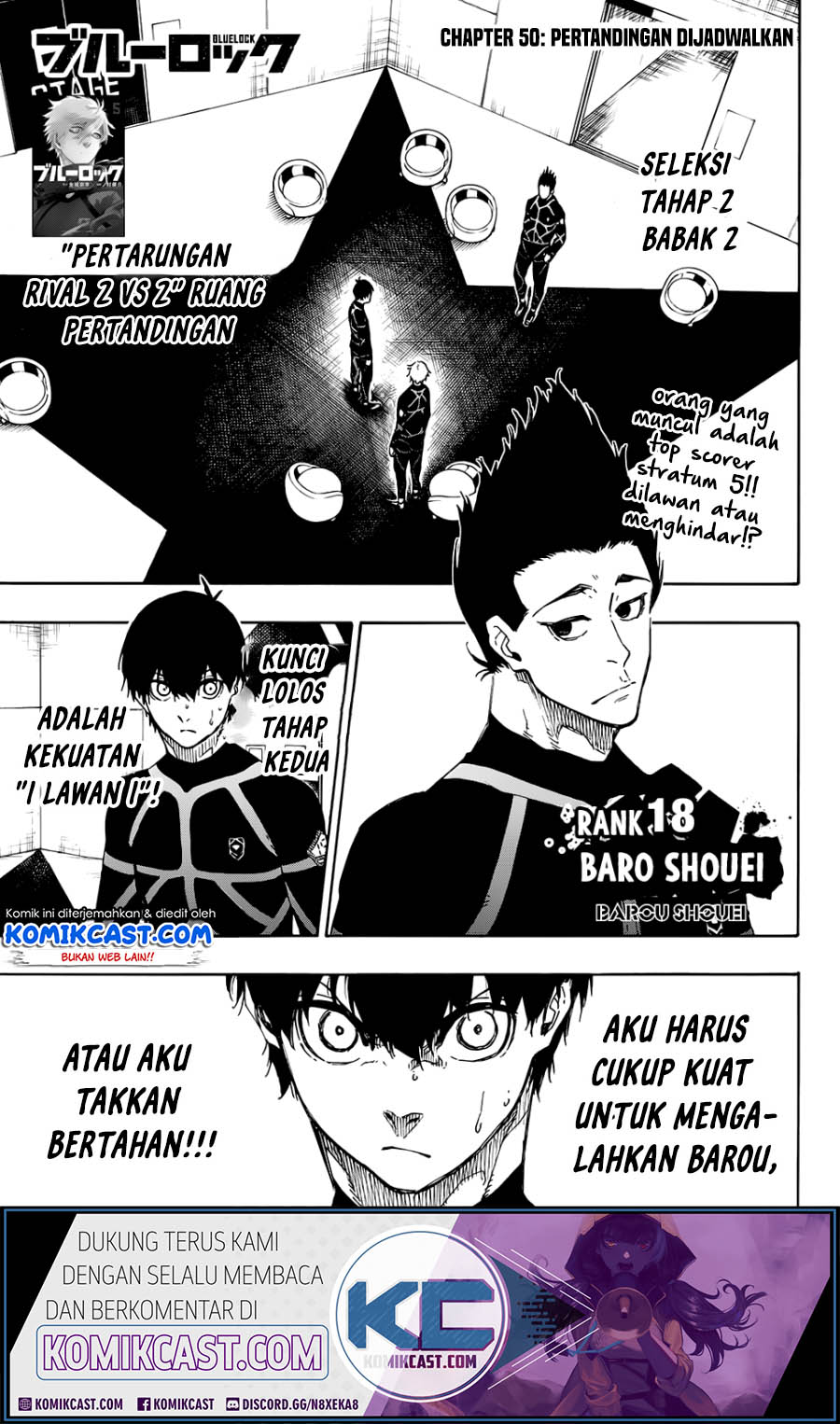 Blue Lock chapter 50 halaman 1