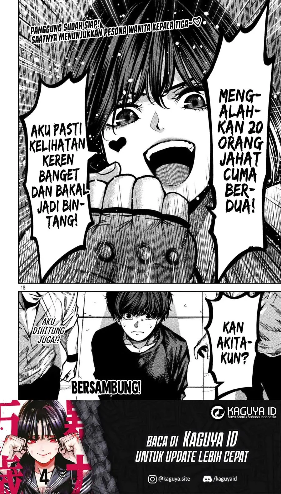 Bouryoku Banzai Bab 47 halaman 19