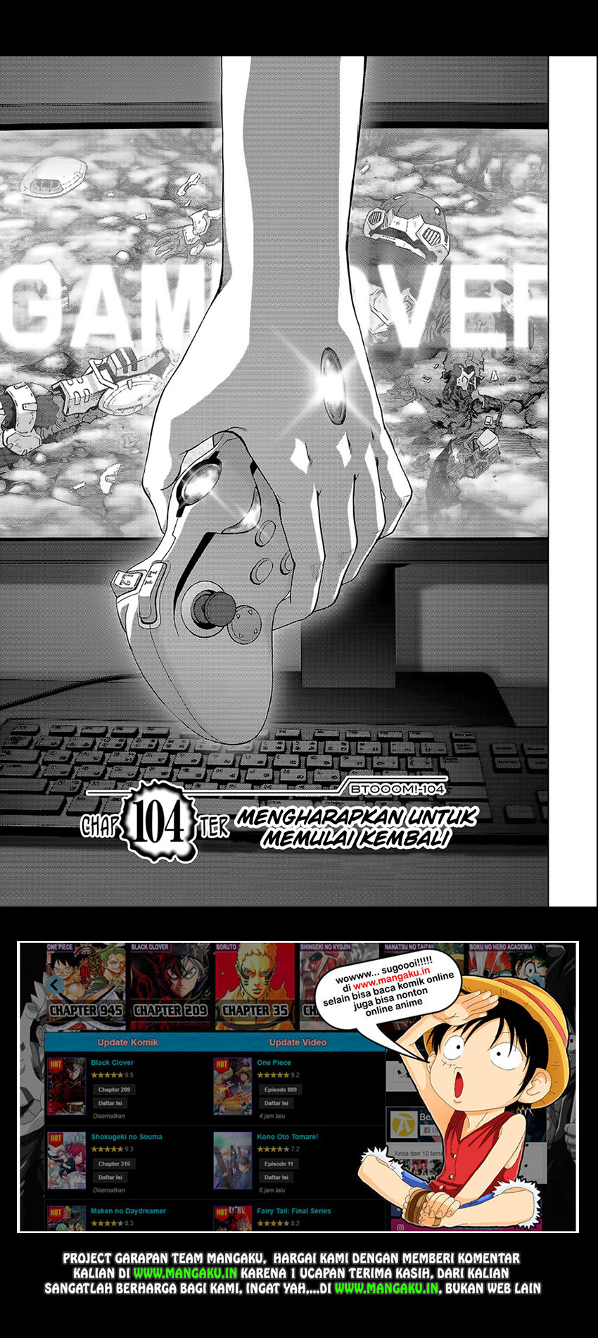 Btooom! Bab 104 halaman 2