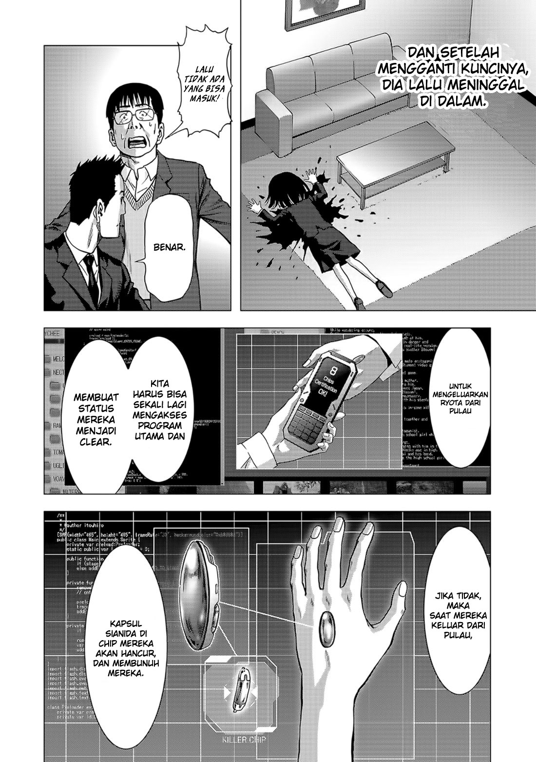 Btooom! Bab 104 halaman 8