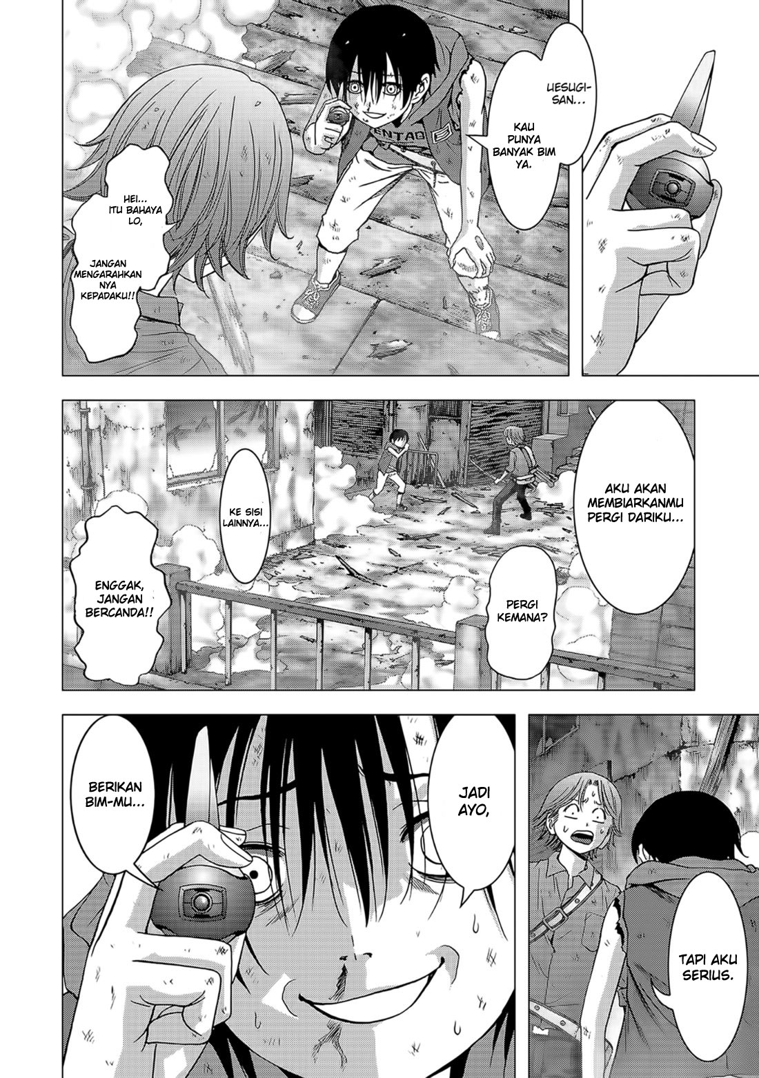 Btooom! Bab 104 halaman 14