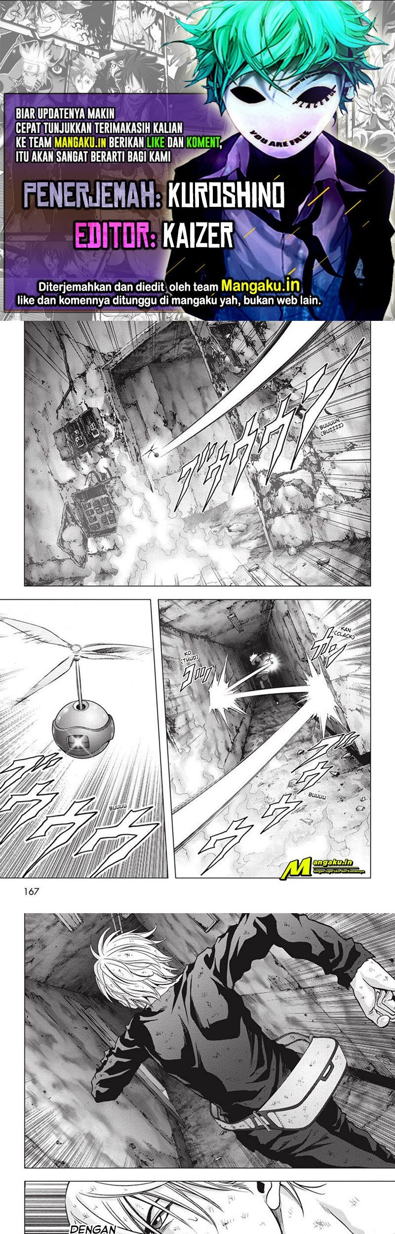 Btooom! Bab 105.2 halaman 1