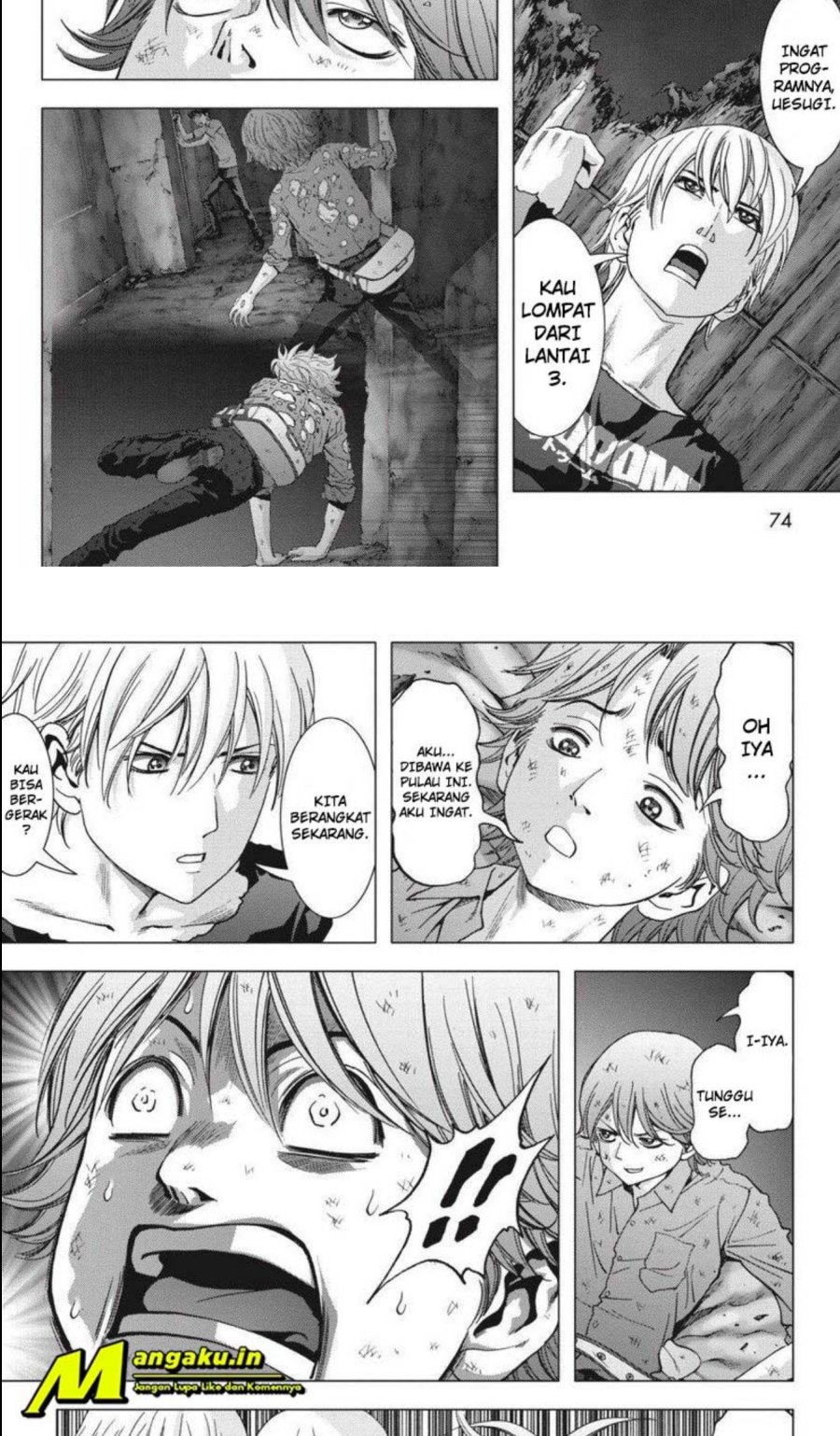 Btooom! Bab 111.1 halaman 17