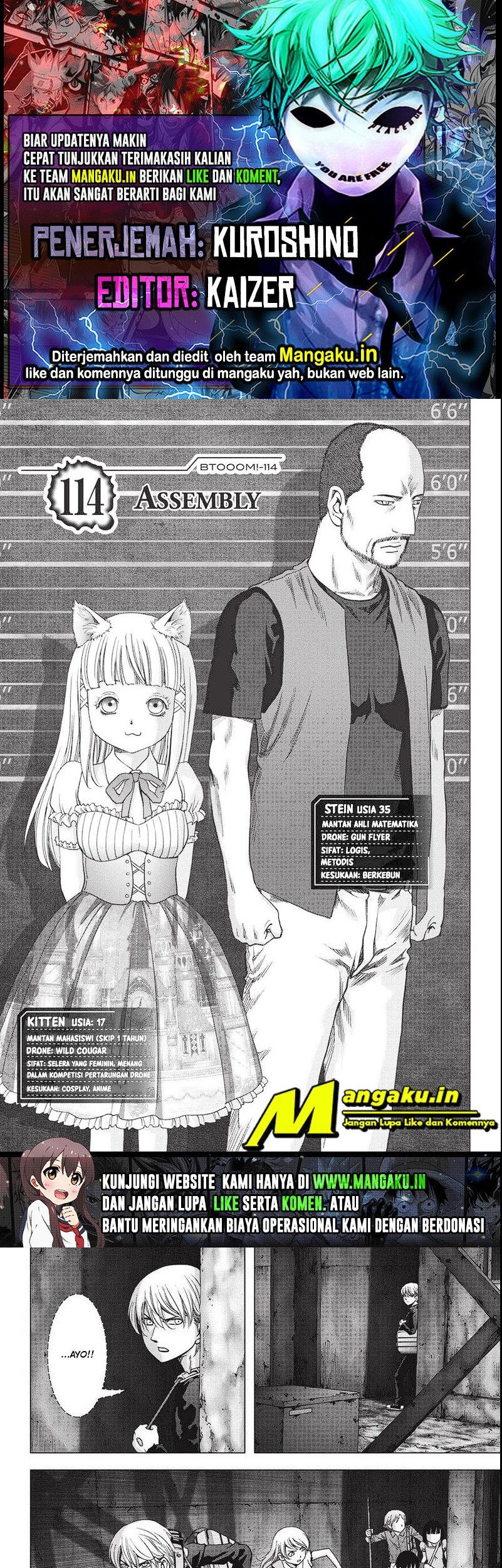 Btooom! Bab 114.1 halaman 1