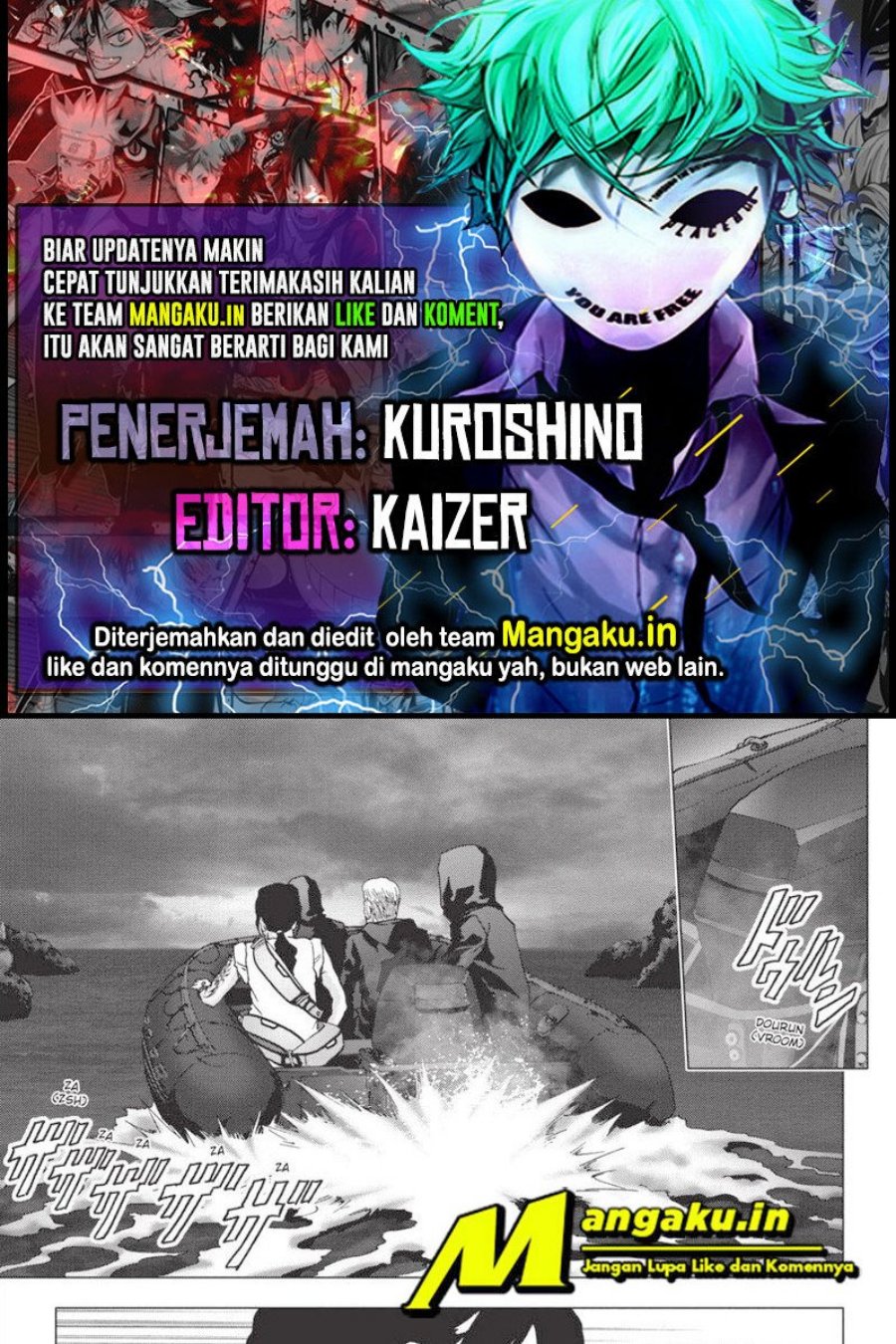 Btooom! Bab 114.2 halaman 1
