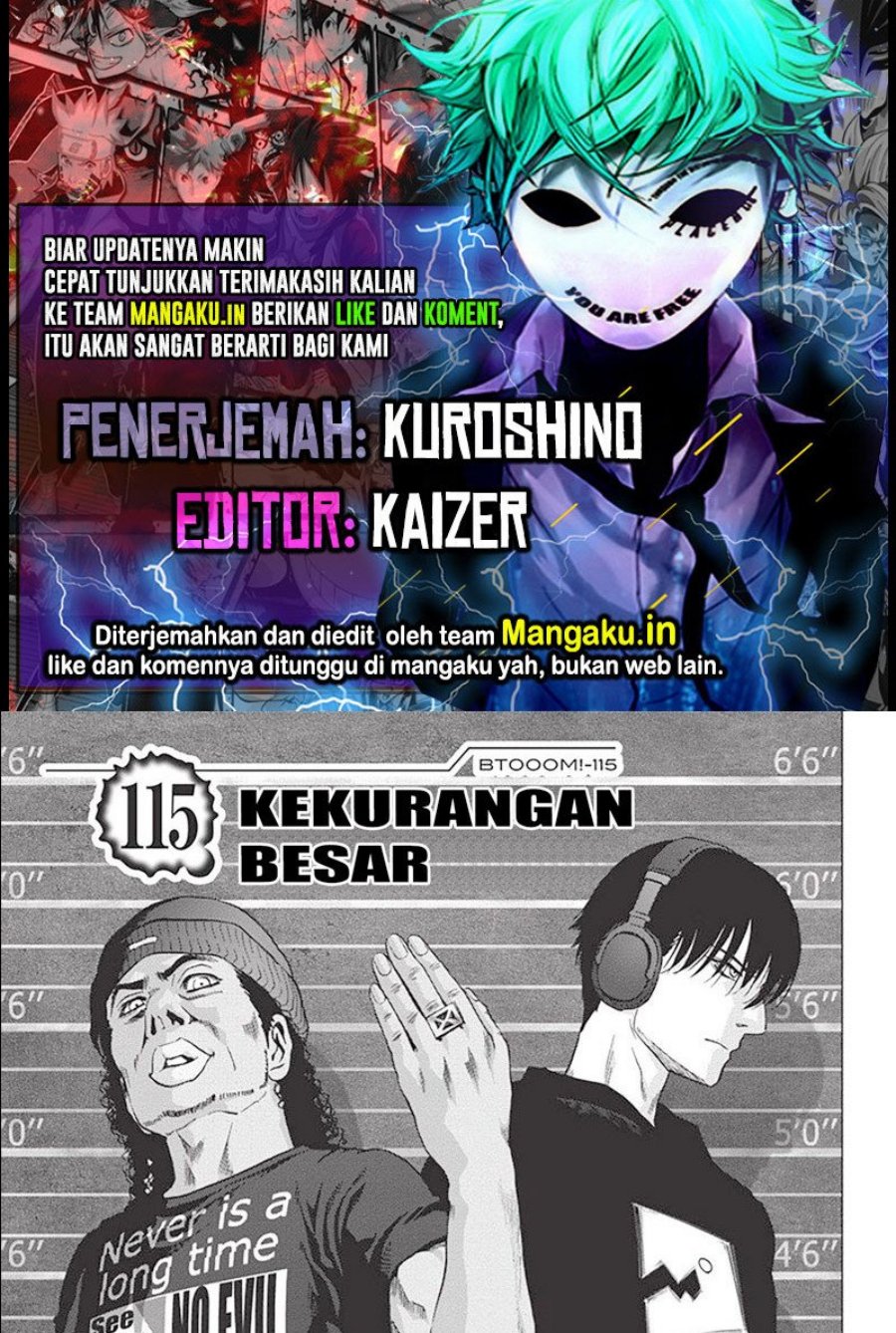Btooom! Bab 115.1 halaman 1