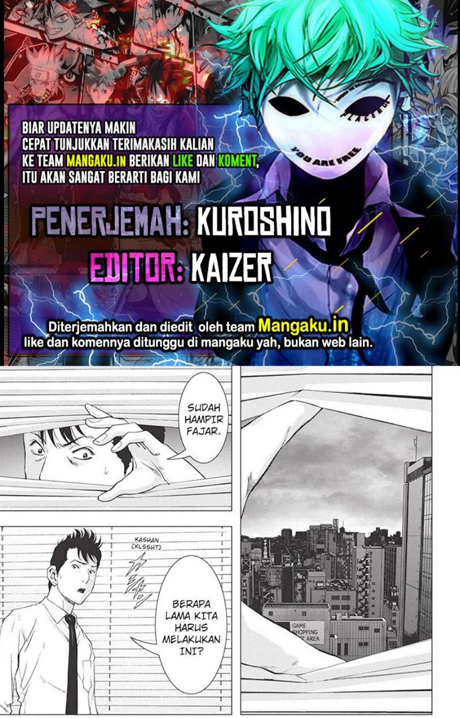 Btooom! Bab 115.2 halaman 1