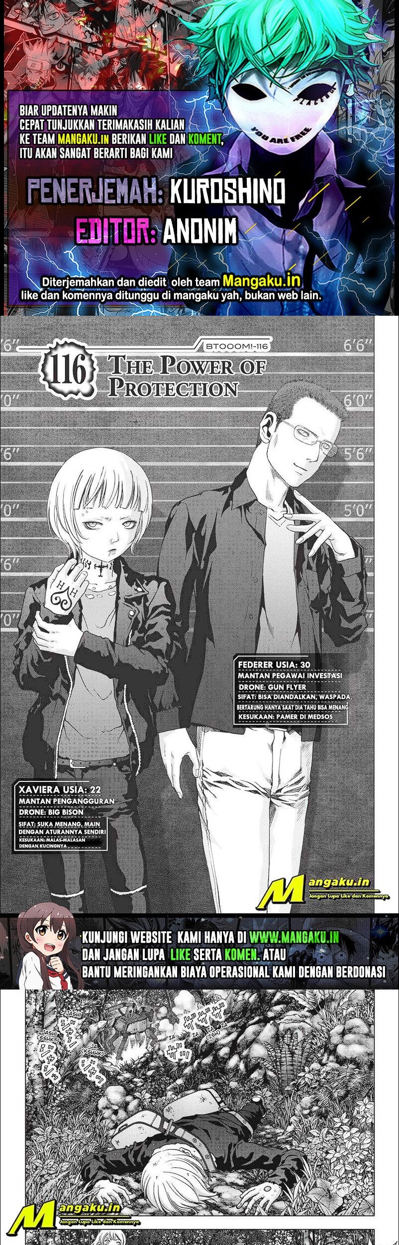 Btooom! Bab 116.1 halaman 1
