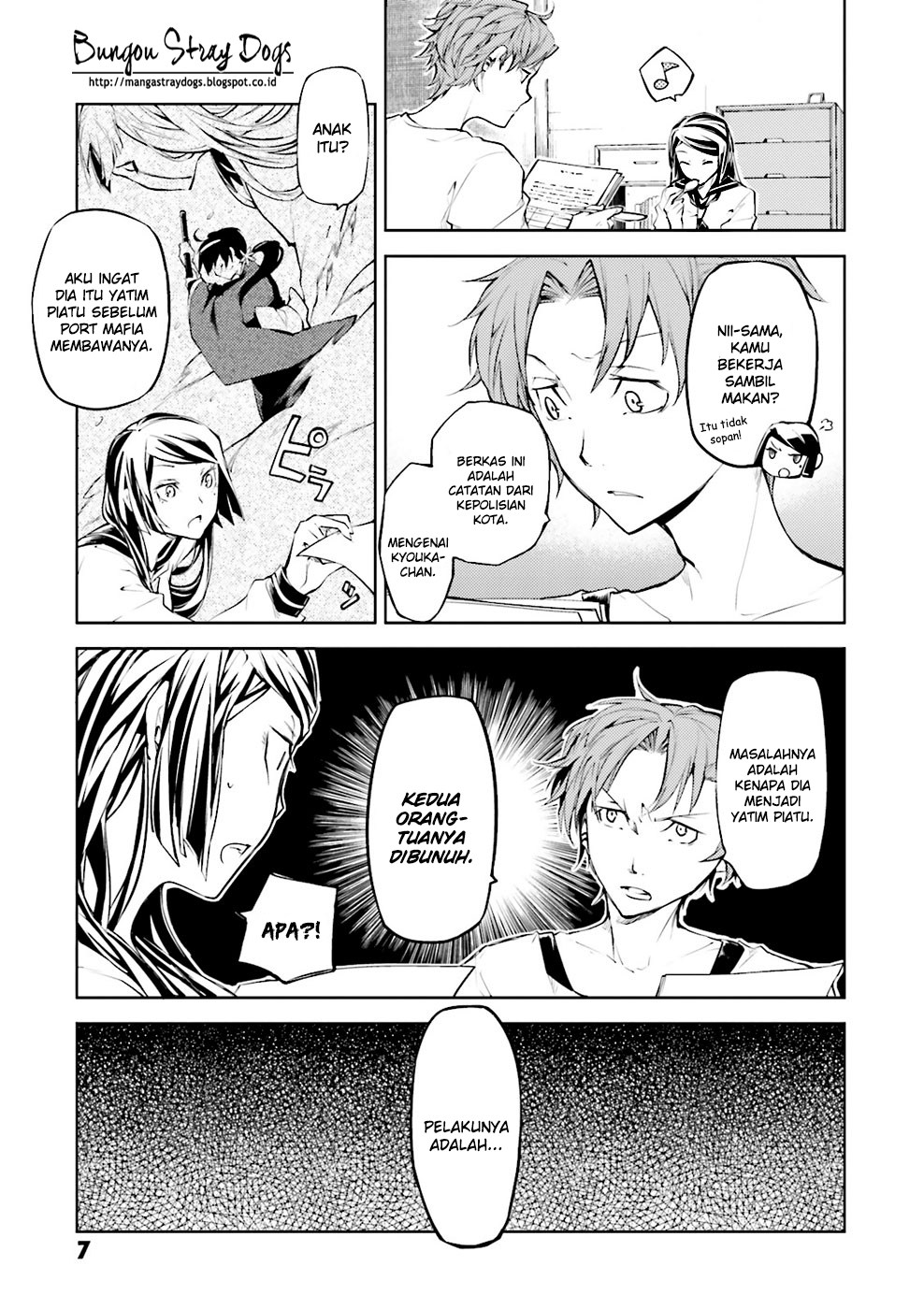 Bungou Stray Dogs Bab 17 halaman 7