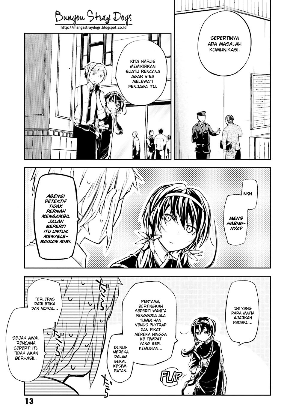 Bungou Stray Dogs Bab 17 halaman 13