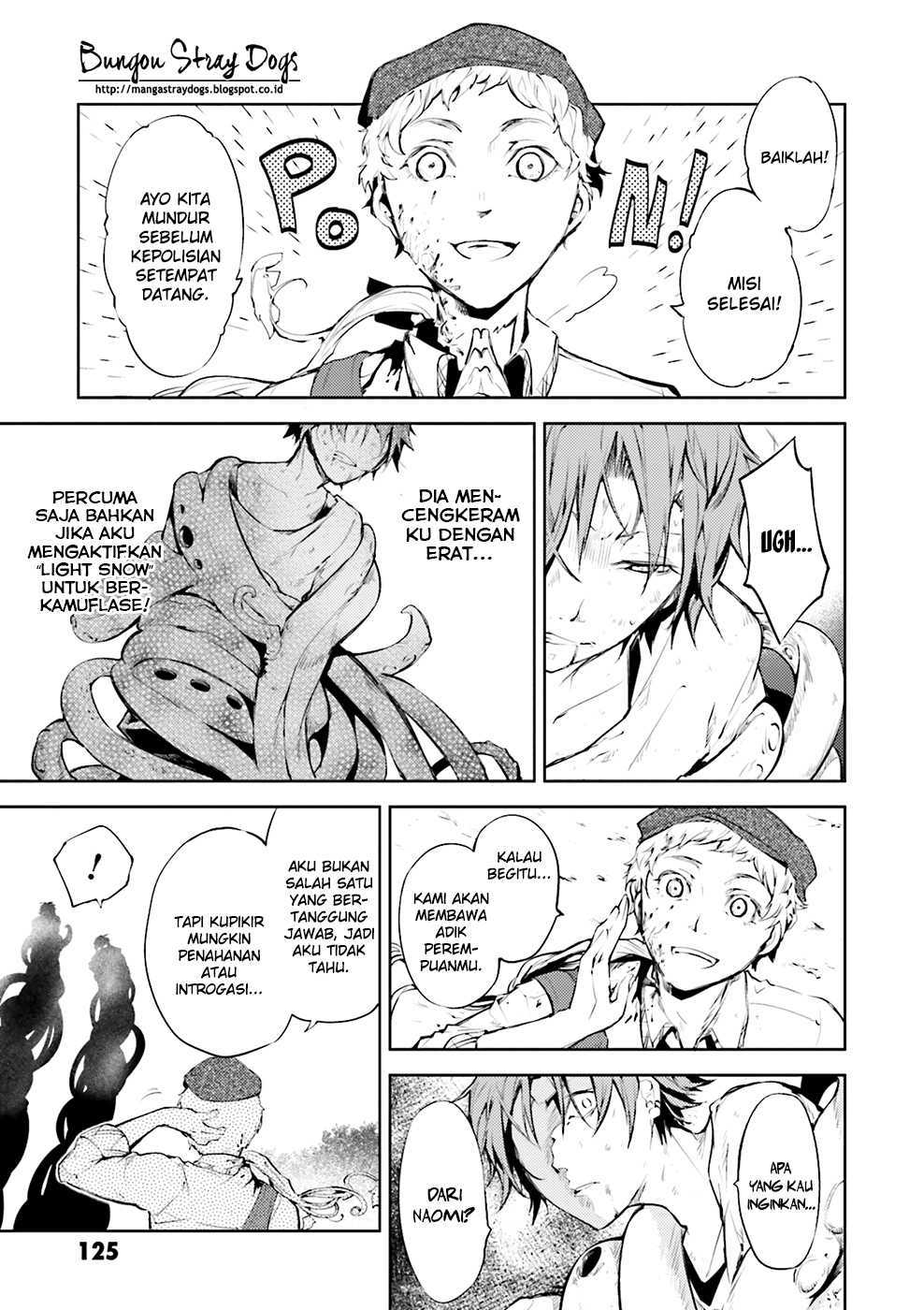 Bungou Stray Dogs chapter 24 halaman 8