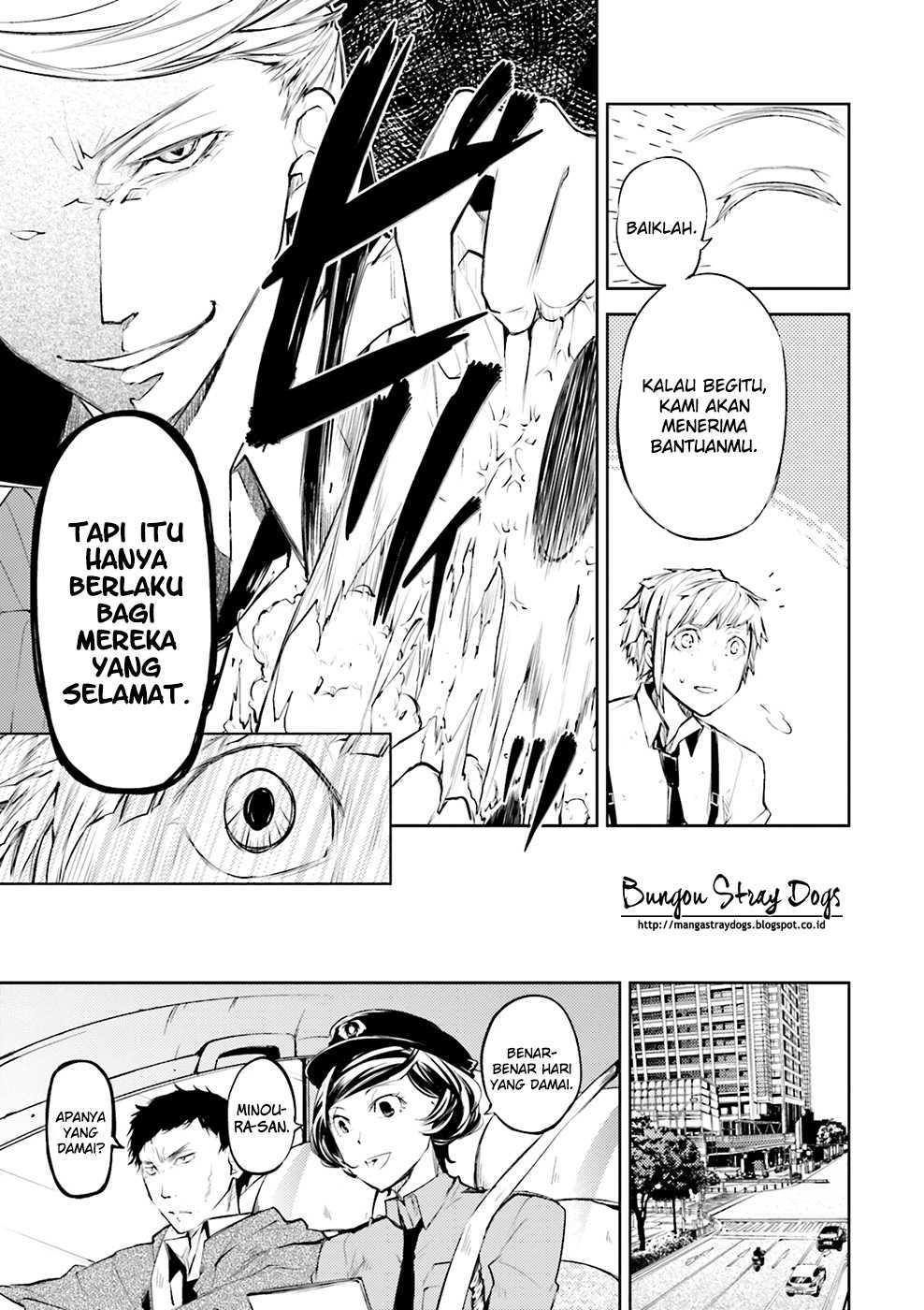 Bungou Stray Dogs chapter 28 halaman 17