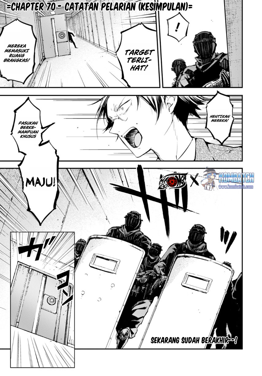 Bungou Stray Dogs chapter 70 halaman 2
