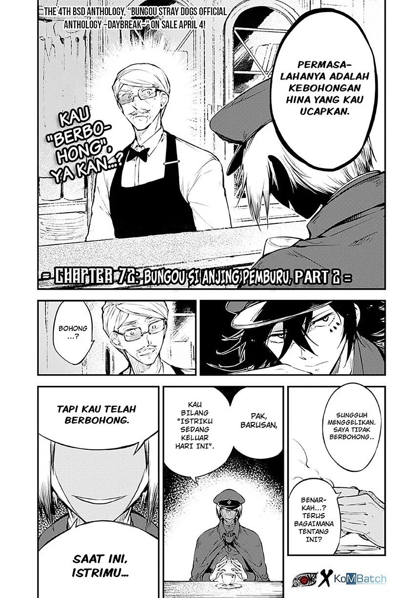 Bungou Stray Dogs Bab 72 halaman 1