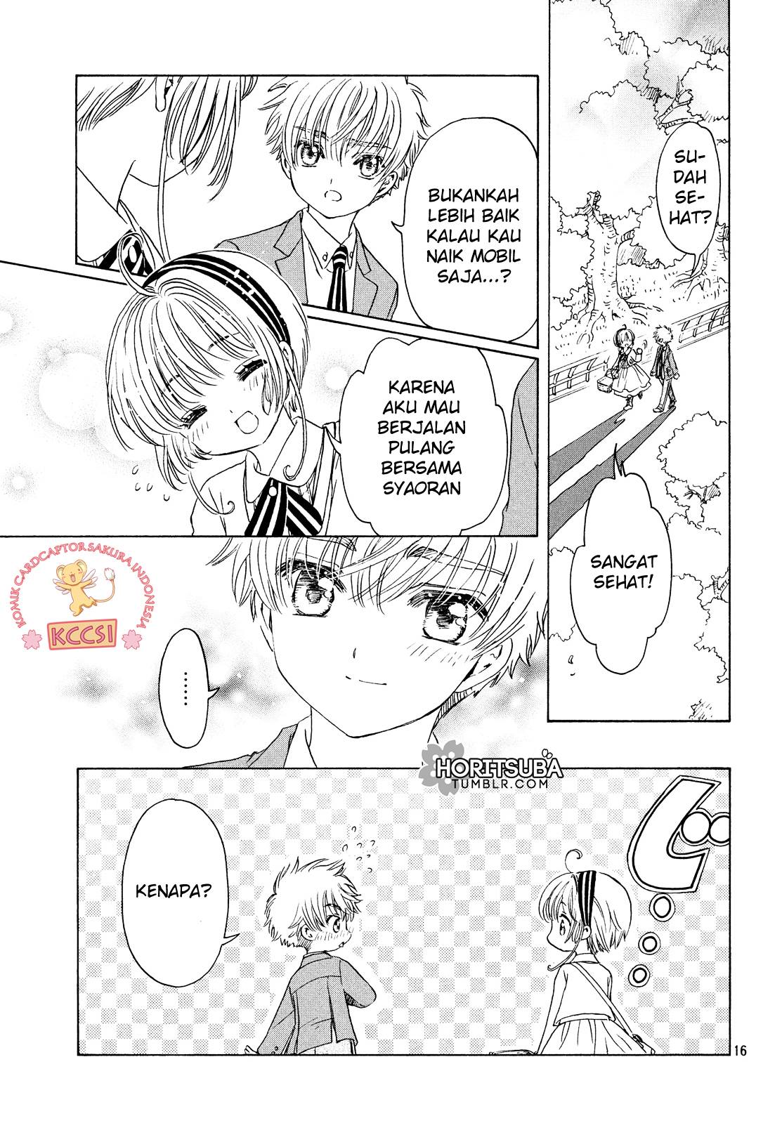 Cardcaptor Sakura – Clear Card Arc chapter 23 halaman 16