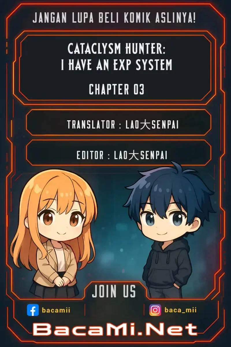 Cataclysm Hunter: I Have an EXP System chapter 3 halaman 1
