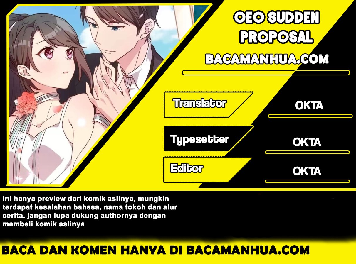 CEO’s Sudden Proposal Bab 17 halaman 1