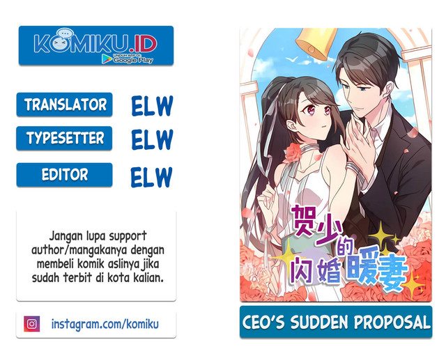 CEO’s Sudden Proposal Bab 340 halaman 1