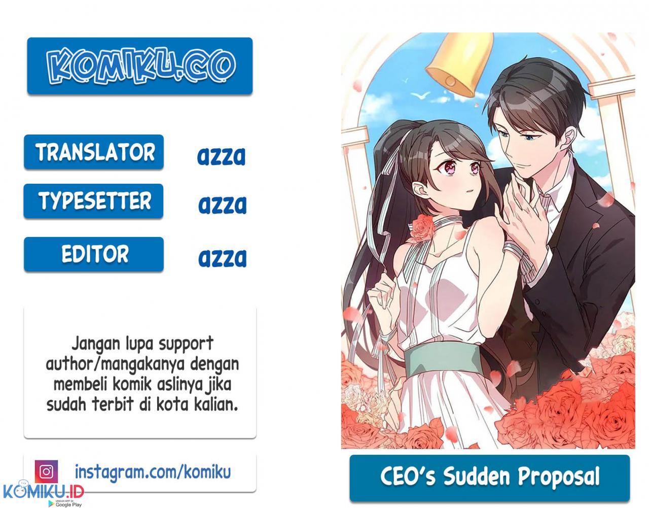 CEO’s Sudden Proposal Bab 39 halaman 1