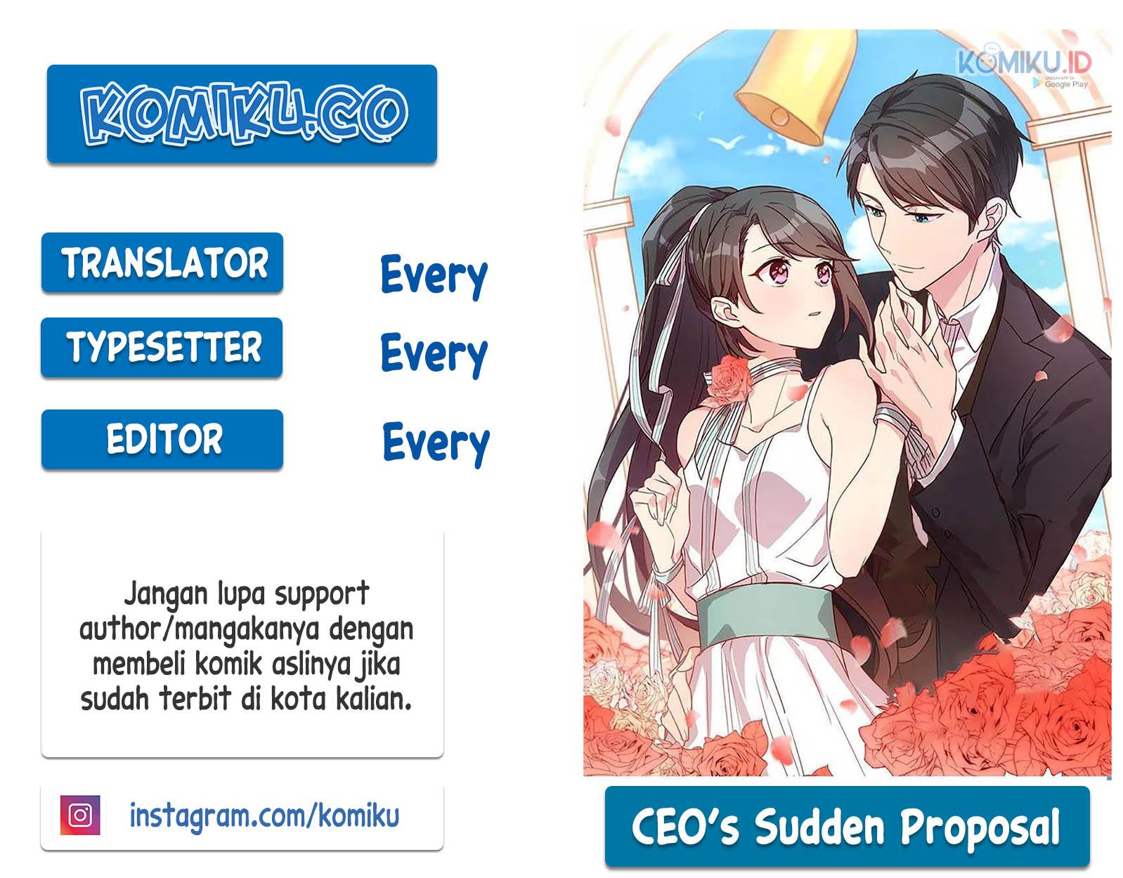CEO’s Sudden Proposal Bab 97 halaman 1