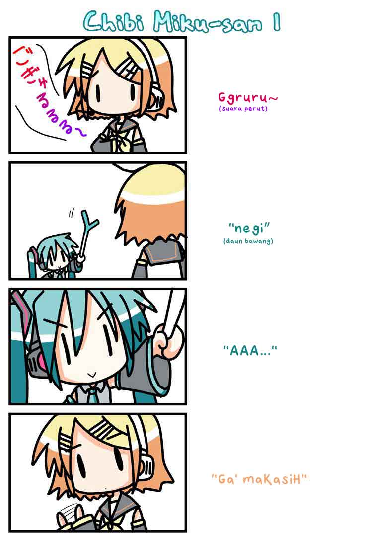 Chibi Miku-san Bab 1 halaman 2