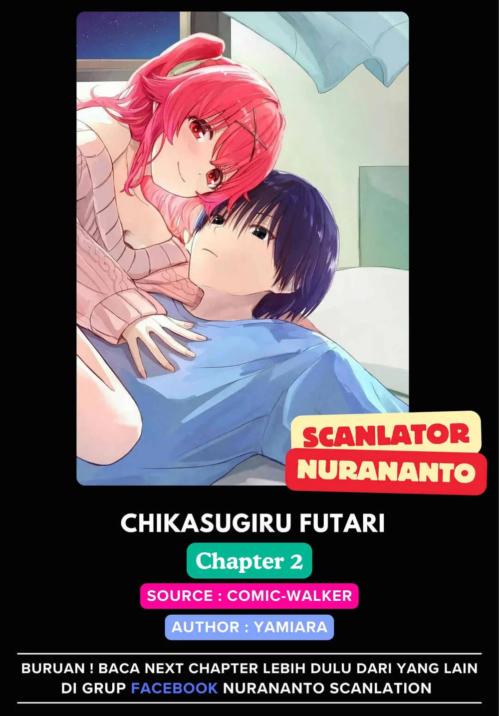 Chikasugiru Futari Bab 2 halaman 1